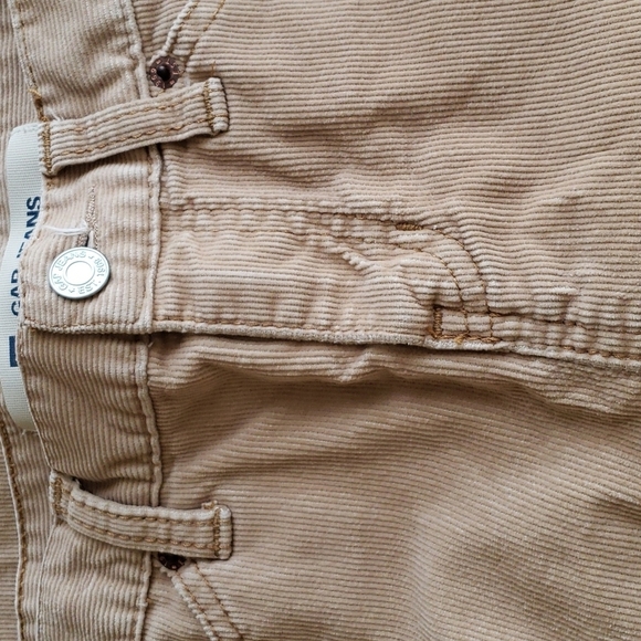 Gap Jeans Y2K Tan Corduroy A-line Pieced Skirt Size 2 - Picture 6 of 10